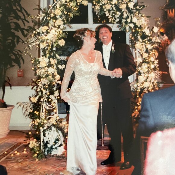 Vintage Giorgio Armani evening gown, Manolo Blahnik shoes (1996) - Picture 3 of 6